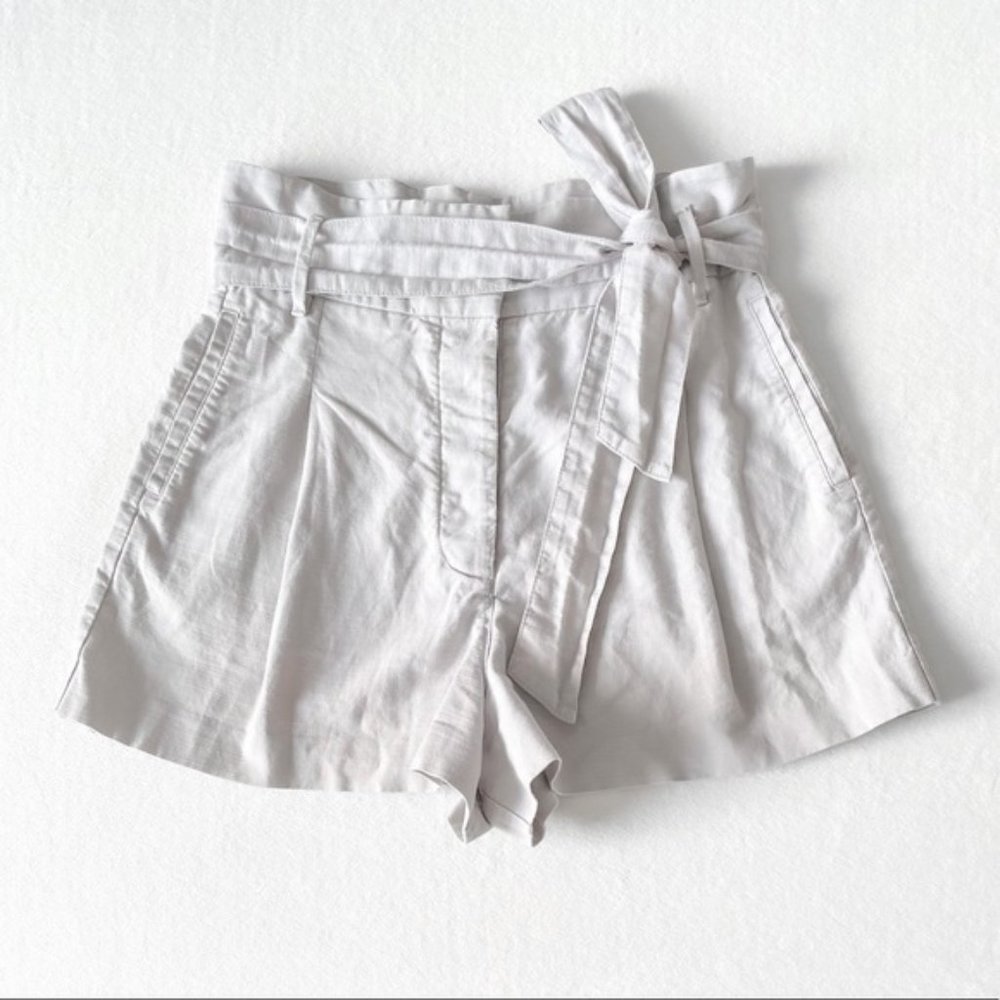Wilfred Linen Paperbag Short